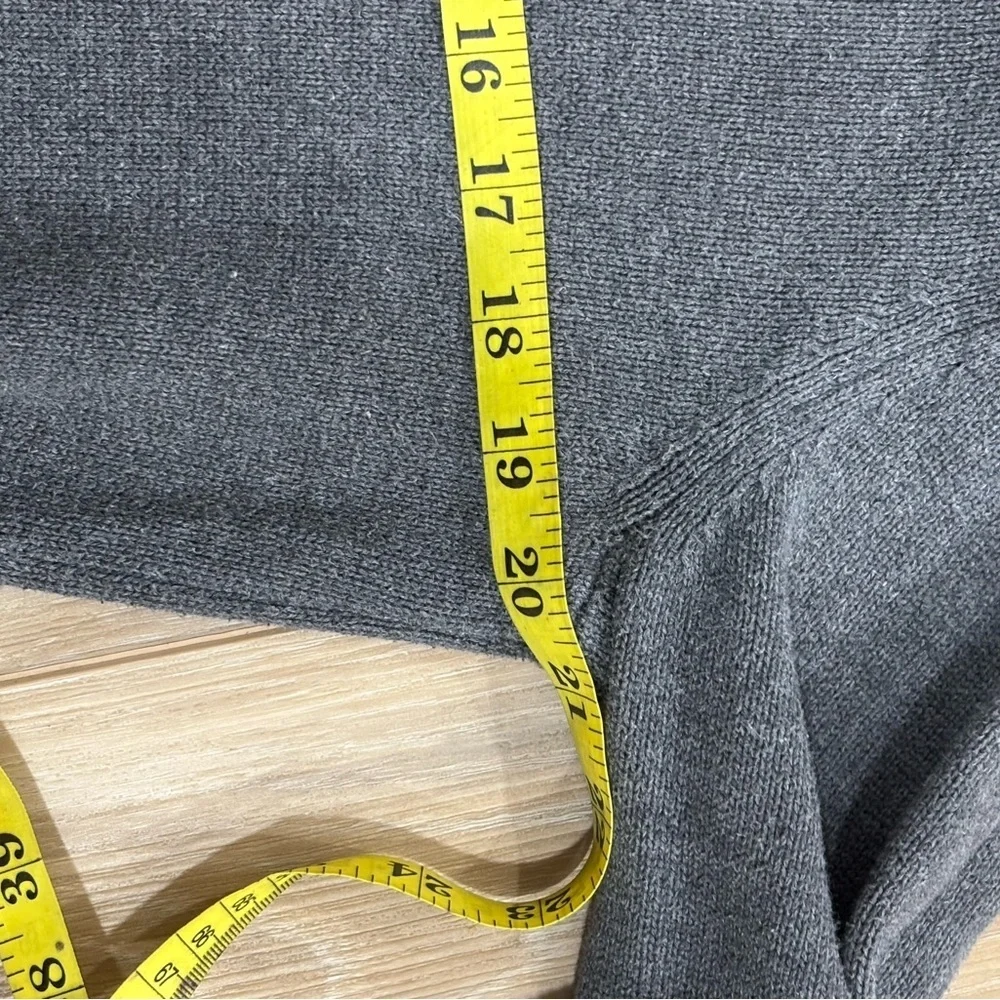 Men's Gray Full-Zip Sweater- M